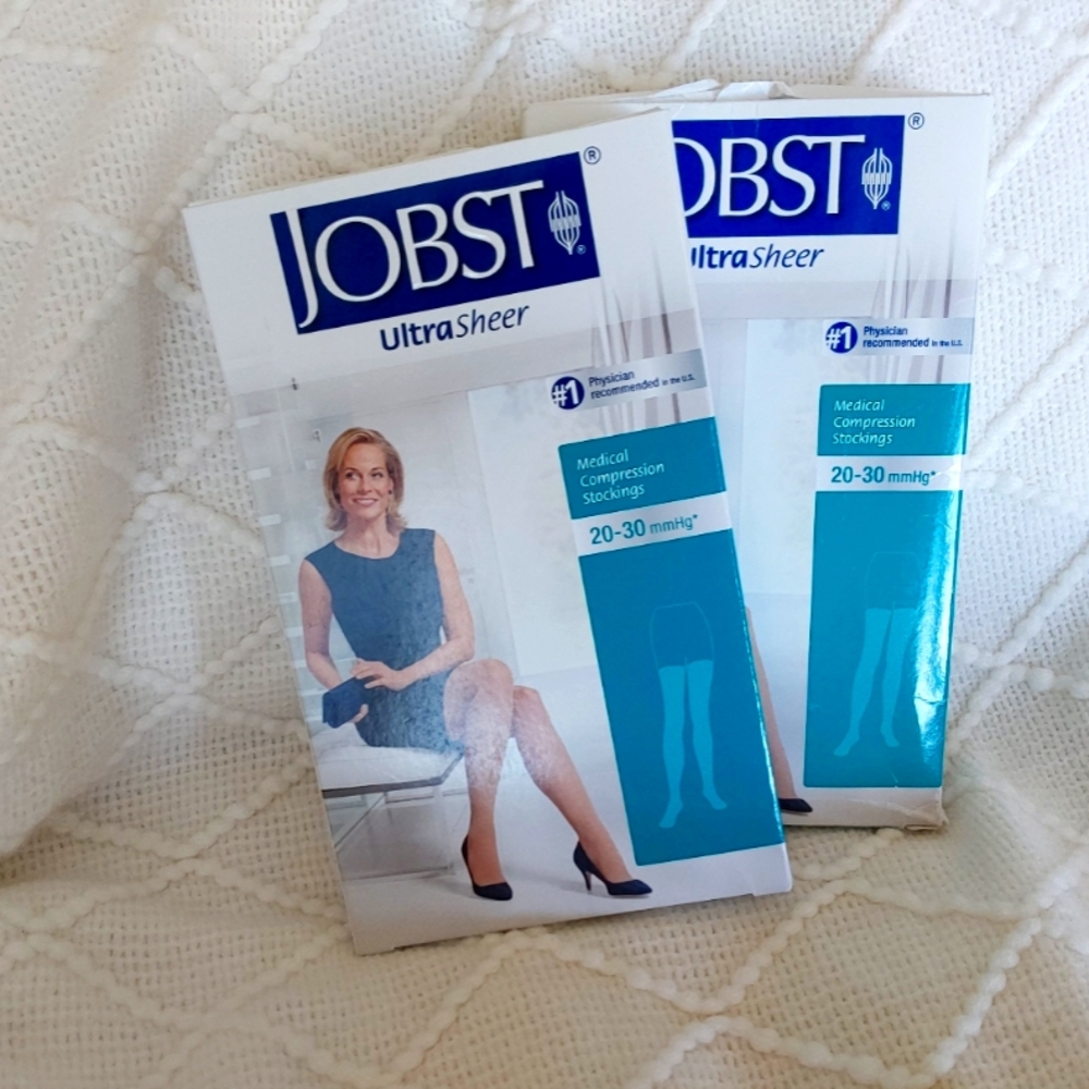 UltraSheer Medical Compression Stockings - Blue